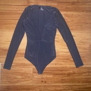 Plunging neck line top